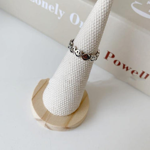 Image of Vintage Smiling Face Finger Rings.