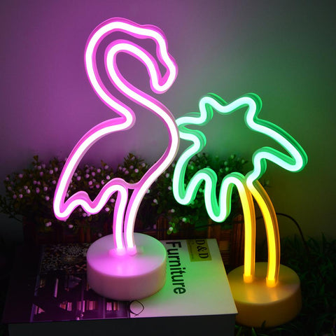 Image of Signs Light USB 12V Christmas Gift Table Lamp.