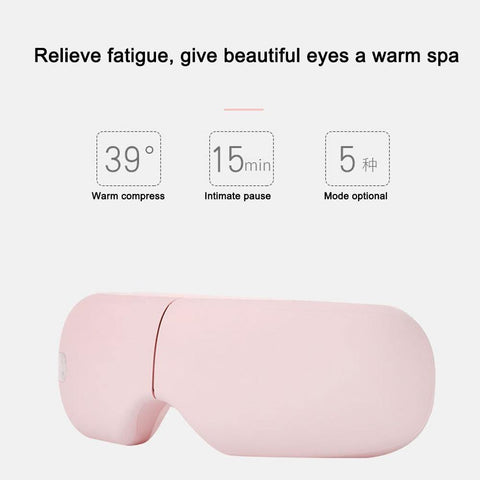 Image of Bluetooth Smart Vibration Eye Massager.