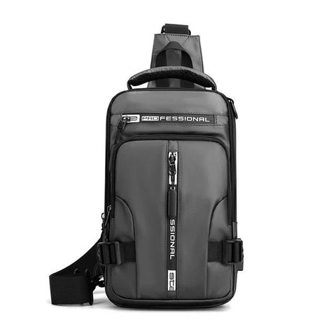 Image of Nylon USB Charging Pack Chest Bags