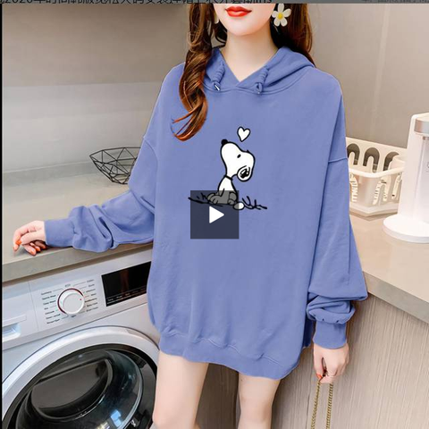Image of Long Sleeve Pattern Print Hoodie.