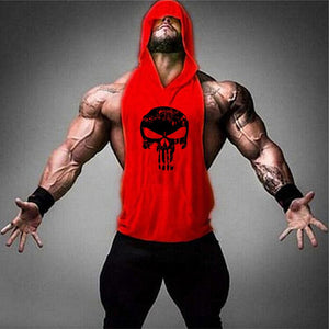 Skull Bodybuilding Stringer Tank Tops