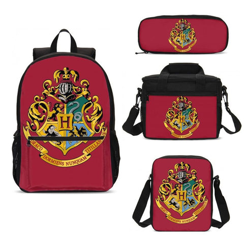 Image of Four-piece Harry Potter School Backpack