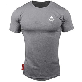 O-neck t-shirt cotton bodybuilding Sport shirts