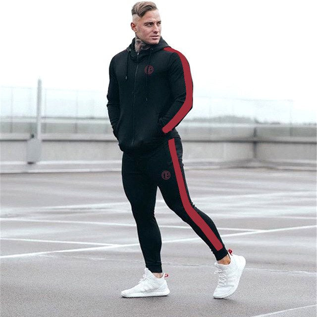 Tracksuit Running Gym Men Set