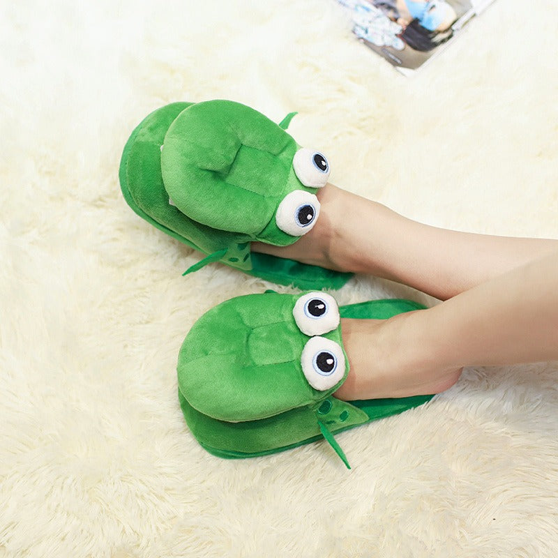 crocodile cotton slippers