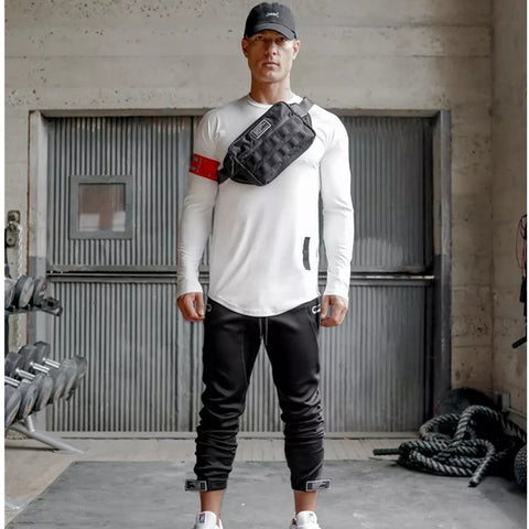 Image of Long Sleeve Cross fit t shirt Gym Fitness Running Shirt