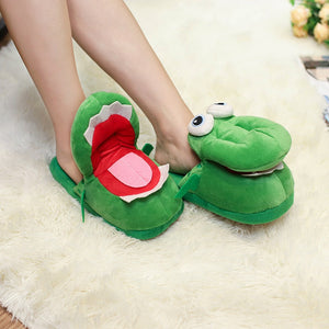 crocodile cotton slippers