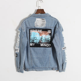 Vintage Wash Water Denim Jacket