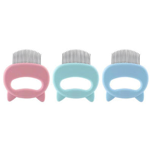 Pet Massager & Deshedding Shell Comb.