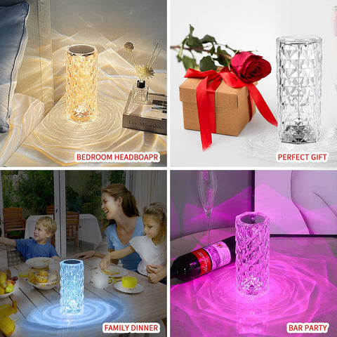 Image of Touching Control Crystal Lamp