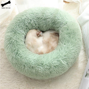 Pet Dog Bed Comfortable Donut Cuddler.