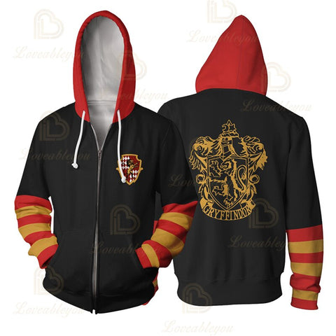 Image of Wizardry Hero Lion Printed Adult Sweatshirts Magic fans Unisex Hoodies