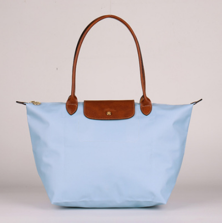 Image of Folding waterproof nylon handbag.