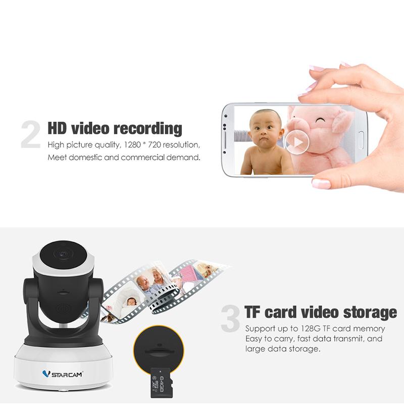 VStarcam HD Indoor Wireless 720P Security IP Camera.