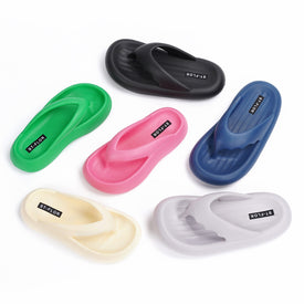 Summer Clip-Foot Bread Slippers