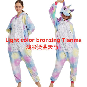 Unicorn Rainbow One-Piece Pajamas