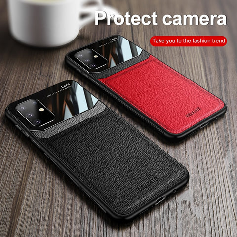 Image of Samsung Galaxy Leather Shell Case Cover.