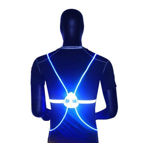 Image of 360 Reflective LED Flash Driving Vest High Visibility Night.