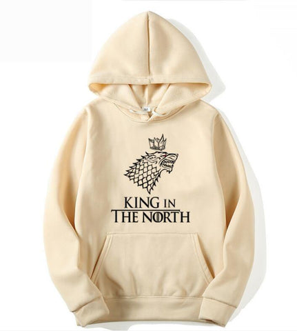 Image of Game of Thrones Wolf hoodies.
