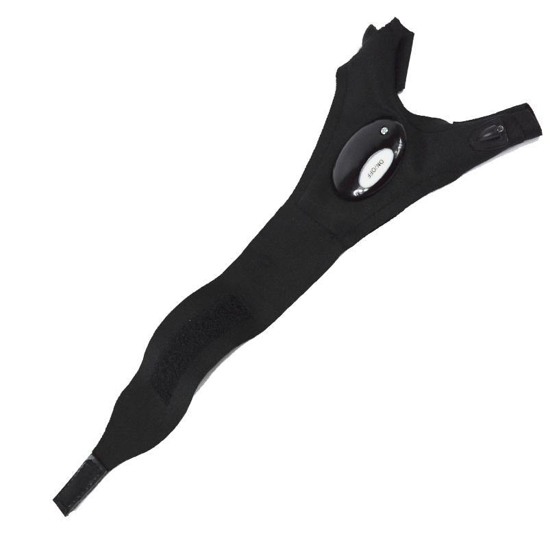 1 Piece Magic Strap Fingerless Led Glove Light Night.