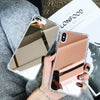 Luxury Plating Mirror Phone Case For iPhone