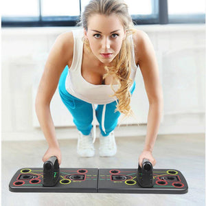 9 in 1 Push Up Board with Multifunction Fitness Exercise Tools.