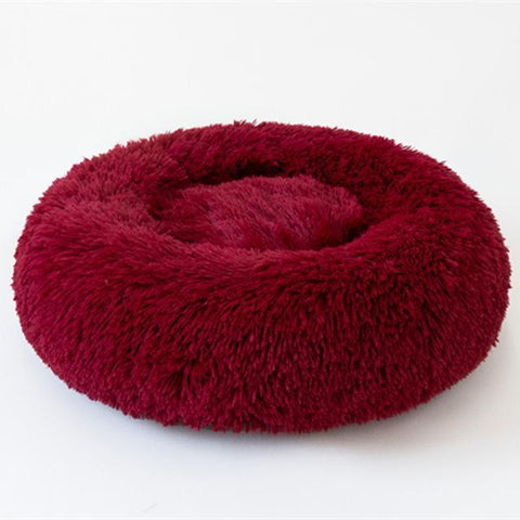 Image of Pet Dog Bed Comfortable Donut Cuddler.