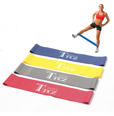 Image of Exercise Resistance Loop Bands Workout Physical Therapy Fitness.