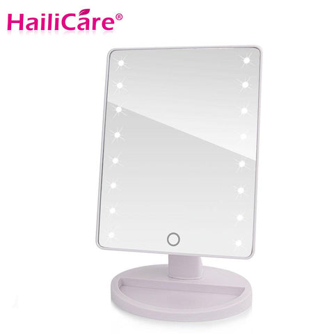 Image of LED Touch Screen Makeup Mirror