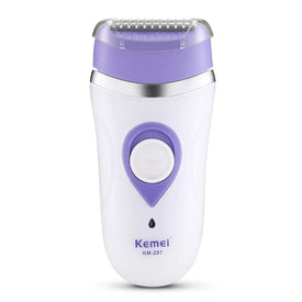 Kemei KM - 297 Epilator Lady Shaver Facial Cleaning Brush