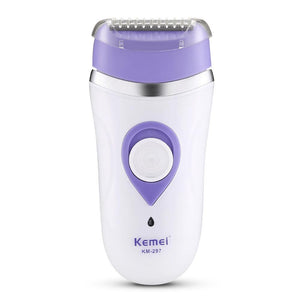 Kemei KM - 297 Epilator Lady Shaver Facial Cleaning Brush.