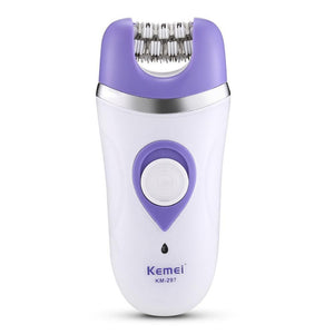 Kemei KM - 297 Epilator Lady Shaver Facial Cleaning Brush.