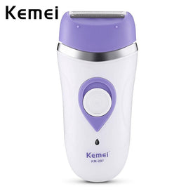 Kemei KM - 297 Epilator Lady Shaver Facial Cleaning Brush.