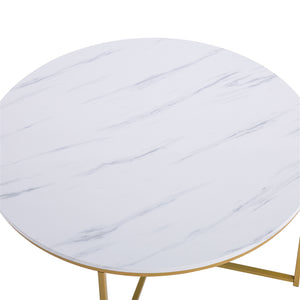 Marble Simple Round Coffee Table