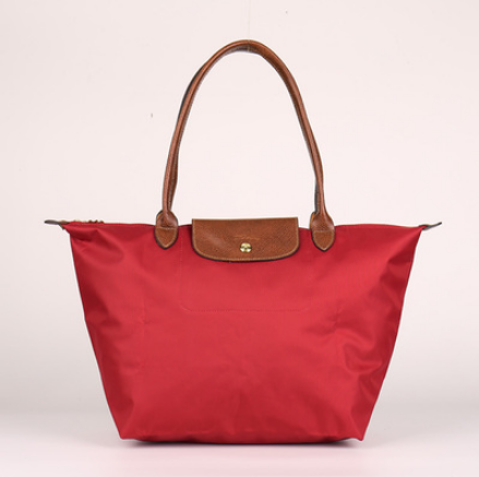 Image of Folding waterproof nylon handbag.