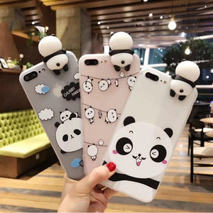 3D Cute Cartoon Panda For iPhone