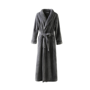 Women Winter Extra Long Robe Soft Warm  Dressing Gown.