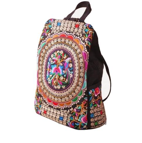 Vintage Embroidery Canvas Backpacks
