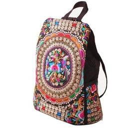 Vintage Embroidery Canvas Backpacks