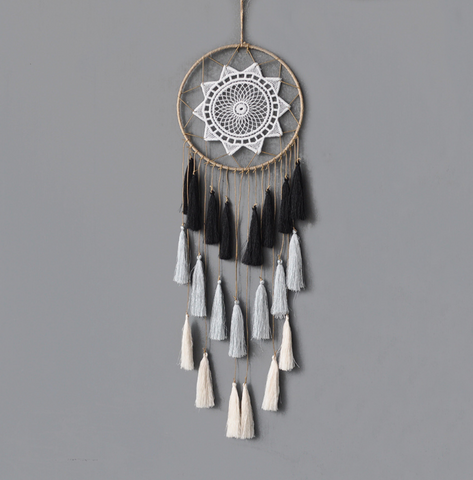 Image of Tassel & Lace Dreamcatcher Wind Chimes