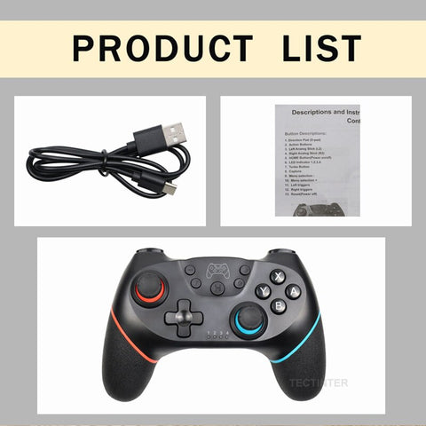 Image of Wireless Bluetooth Gamepad For Nintendo