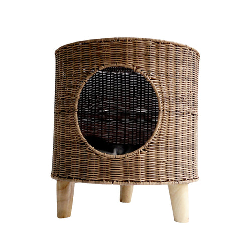 Image of Cane Woven Cat Kennel