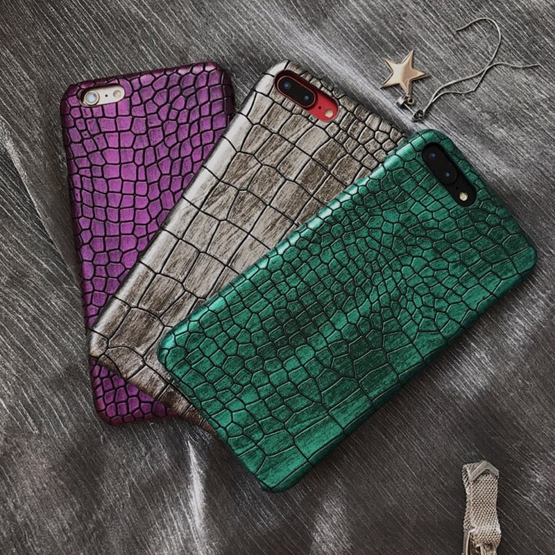3D Crocodile Phone Case For iPhone