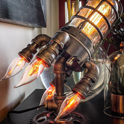 Image of Rocket Lamp Punk Style