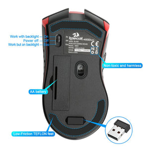Redragon USB Wireless Gaming Mouse