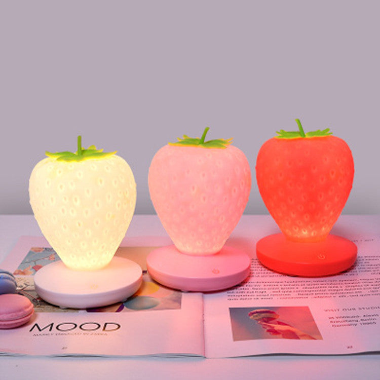 Creative Home Strawberry Night Light USB Rechargeable