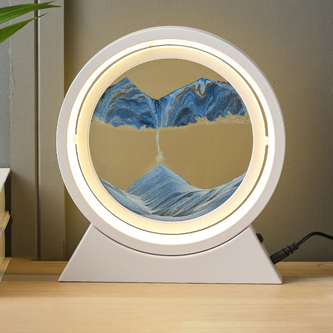 Image of Creative Flow Sand Painting Sand Table Lamp