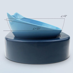 2-in-1 Bowl Automatic Water Storage Food Container with Waterer Pet Feeder.