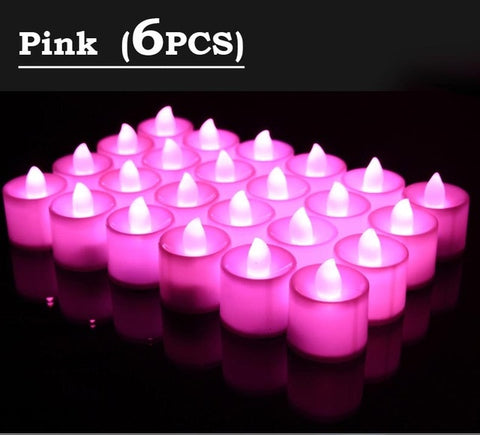 Image of LED Balloon Battery operated candle lamp multicolour.
